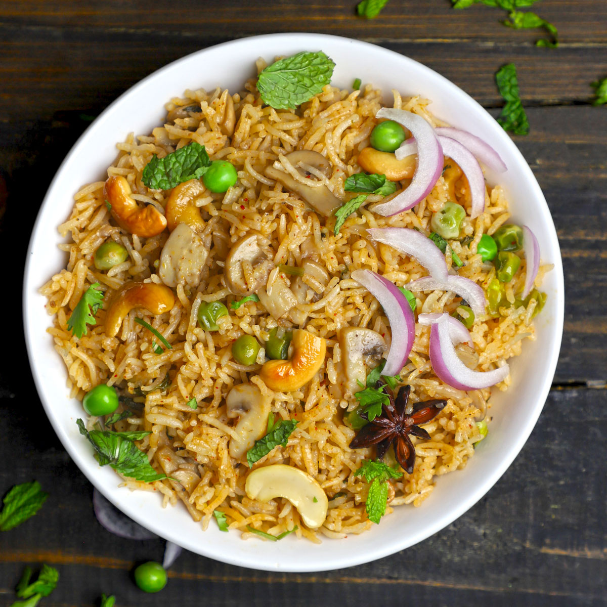 Mushroom Pulao